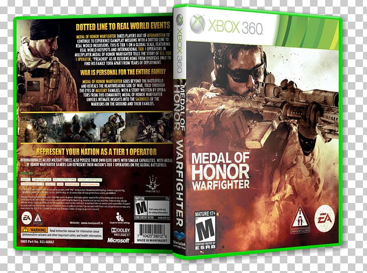 Xbox 360 Medal Of Honor: Warfighter PC Game PNG, Clipart, Action Game, Advertising, Electronic Device, Firstperson Shooter, Gadget Free PNG Download