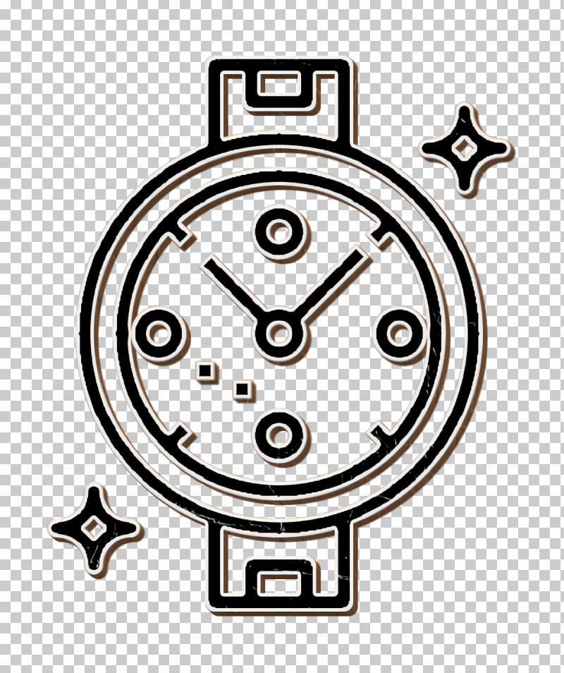 Watch Icon PNG, Clipart, Analog Watch, Clock, Home Accessories, Line Art, Symbol Free PNG Download