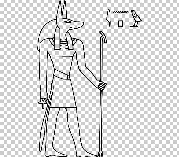 Ancient Egyptian Deities Anubis Coloring Book PNG, Clipart, Ancient Egypt, Ancient Egyptian Deities, Angle, Anubis, Arm Free PNG Download
