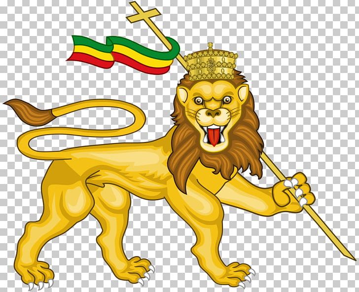 Ethiopian Empire Kingdom Of Judah Transitional Government Of Ethiopia Lion Of Judah PNG, Clipart, Animals, Big Cats, Carnivoran, Cat Like Mammal, Coat Of Arms Free PNG Download