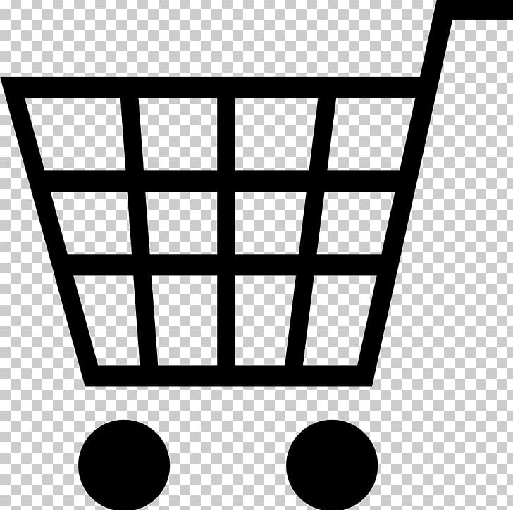 Shopping Cart Computer Icons PNG, Clipart, Angle, Area, Black, Black And White, Cart Free PNG Download