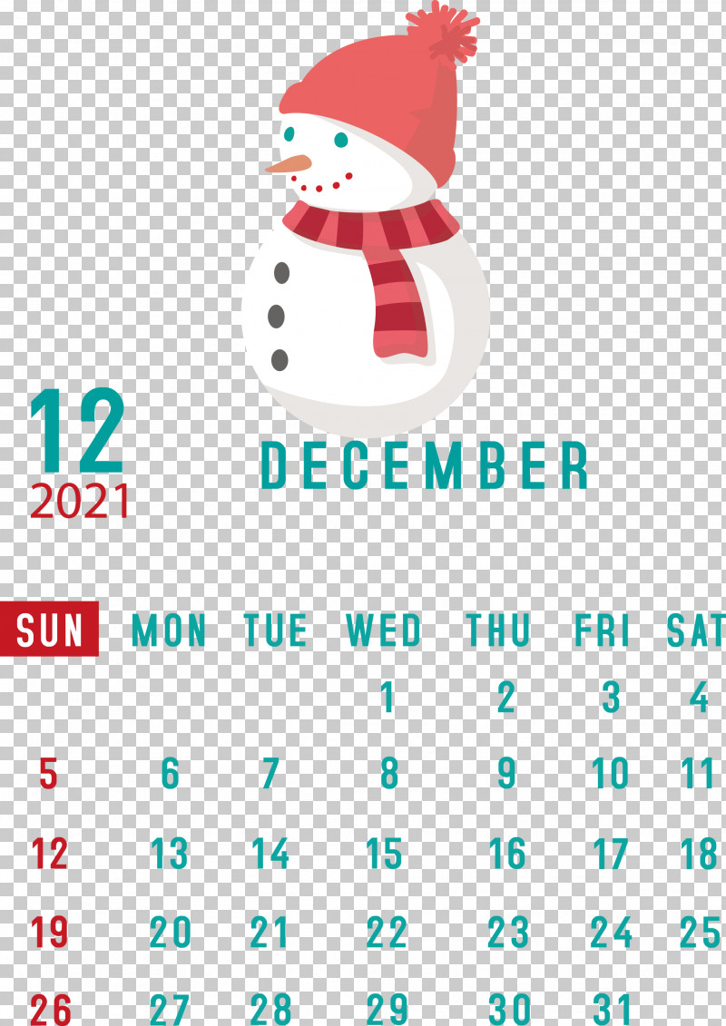 December 2021 Printable Calendar December 2021 Calendar PNG, Clipart, Android, Calendar System, Character, Character Created By, Christmas Day Free PNG Download