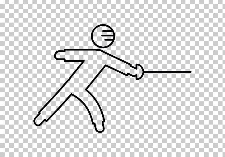 Fencing Sport Computer Icons Foil PNG, Clipart, Angle, Area, Black, Black And White, Computer Icons Free PNG Download