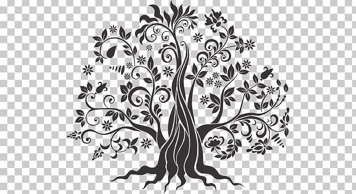 Wall Decal Tree Of Life Decorative Arts PNG, Clipart, Art, Black, Black And White, Branch, Concept Free PNG Download