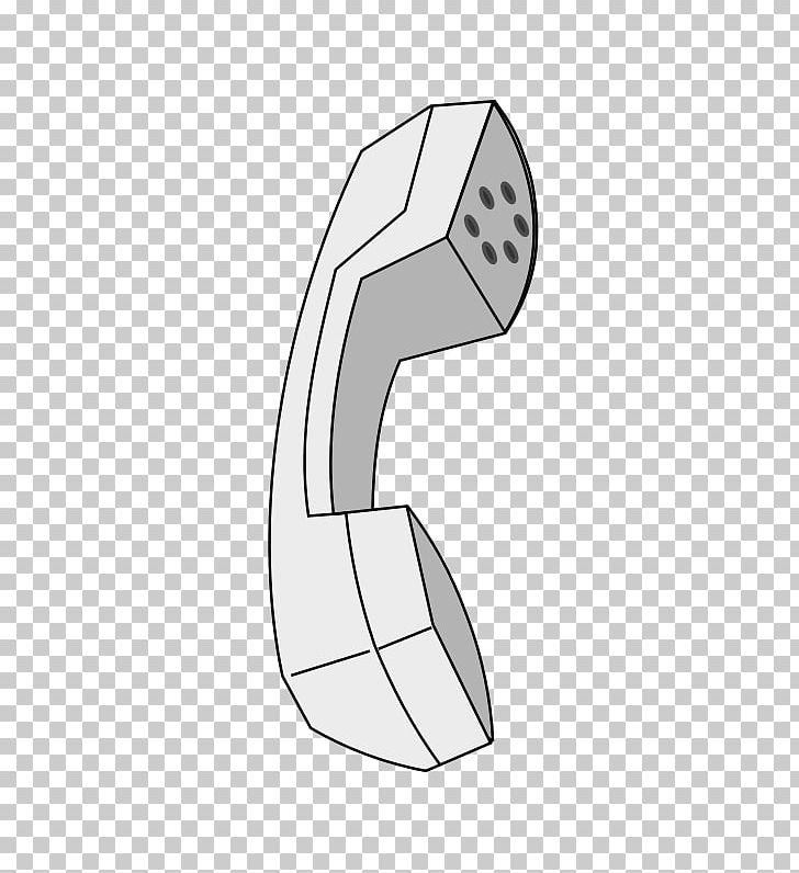 Handset Telephone Mobile Phones Radio Receiver PNG, Clipart, Angle, Area, Arm, Black And White, Drawing Free PNG Download