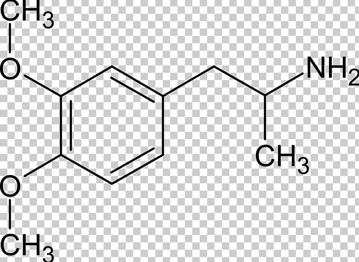 Methylone Substituted Amphetamine Dimethoxyamphetamine Cathine Stimulant PNG, Clipart, Angle, Area, Black, Black And White, Brand Free PNG Download