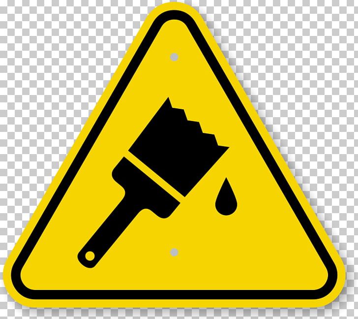 Paint Label Warning Sign Sticker PNG, Clipart, Angle, Area, Art, Brush, Label Free PNG Download