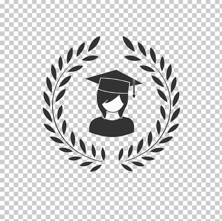 Graduation Logo Black And White