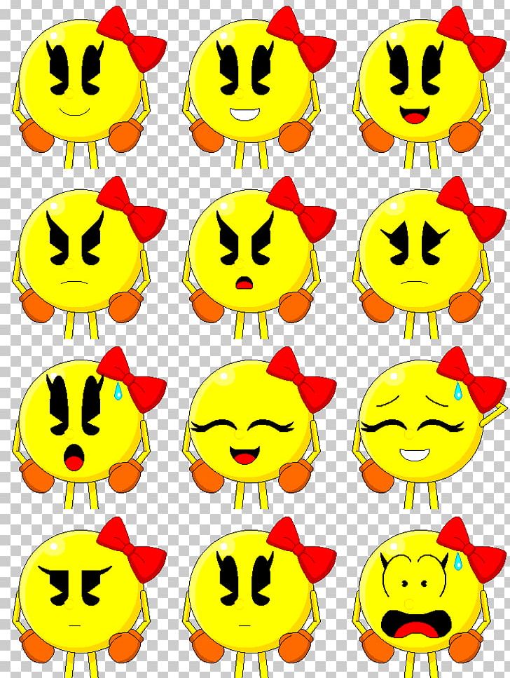 Ms. Pac-Man Art PNG, Clipart, Art, Digital Art, Emoticon, Line, Ms Pacman Free PNG Download