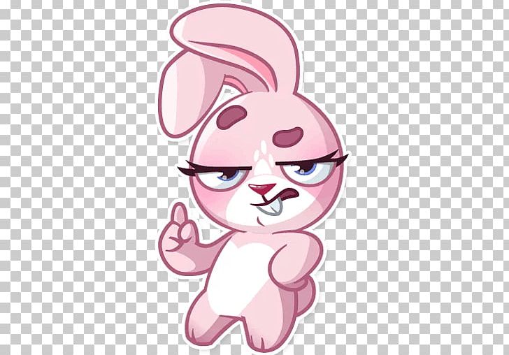 Rabbit Whiskers Telegram Sticker Easter Bunny PNG, Clipart, Animal, Animals, Art, Bugs Bunny, Carnivoran Free PNG Download