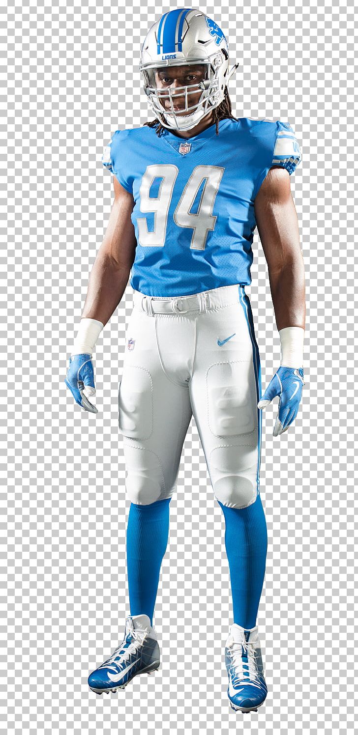Detroit Lions NFL Jersey Uniform American Football PNG, Clipart, Blue, Electric Blue, Face Mask, Football Player, Jersey Free PNG Download
