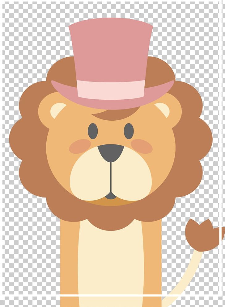 Lion Digital PNG, Clipart, Animals, Chef Hat, Christmas Hat, Cuteness, Digital Art Free PNG Download