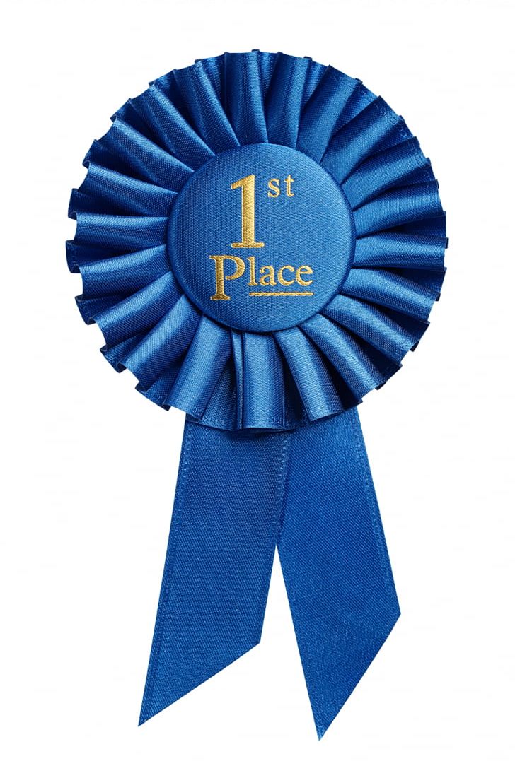 Rosette Ribbon Award Stock Photography PNG, Clipart, 1st, Award, Blue, Cobalt Blue, Electric Blue Free PNG Download