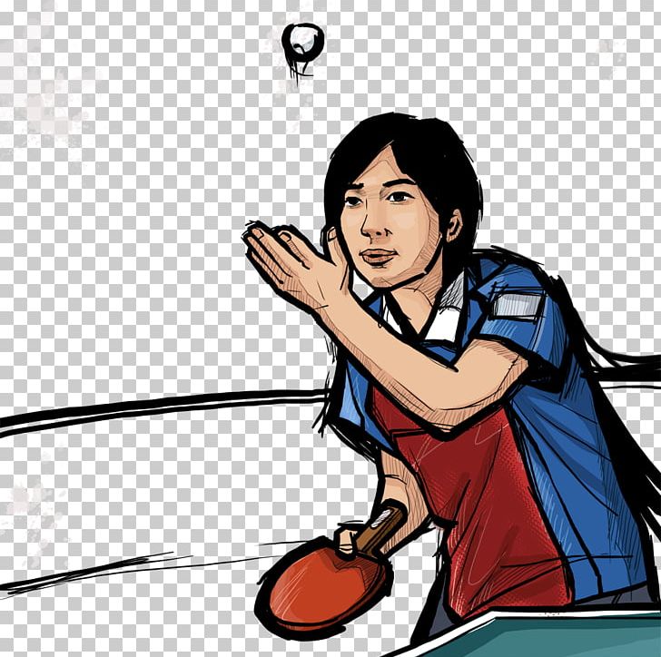 Table Tennis Athlete PNG, Clipart, Arm, Ball, Cartoon, Encapsulated Postscript, Events Free PNG Download