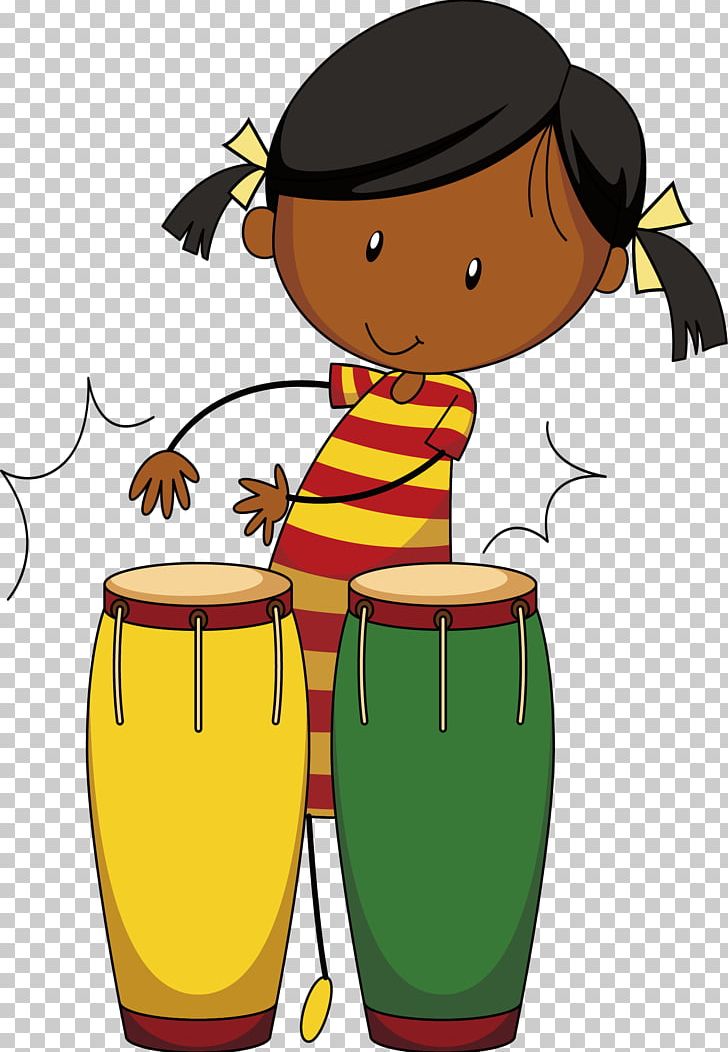 Drummer Png Clipart African African Animals Cartoon Drum Drums Vector Free Png Download