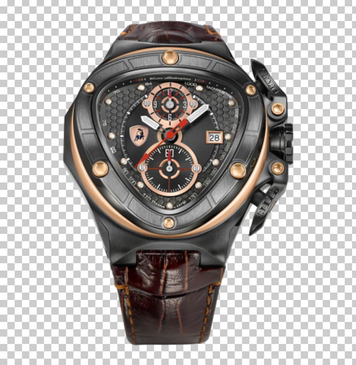 Lamborghini Automatic Watch Chronograph Swiss Made PNG, Clipart, Automatic Quartz, Automatic Watch, Brand, Breitling Sa, Brown Free PNG Download
