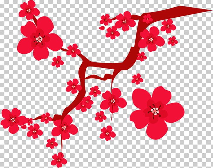 Plum Blossom Floral Design PNG, Clipart, Branch, Cherry Blossom, Cherry Blossoms, Creative Background, Creative Holiday Free PNG Download