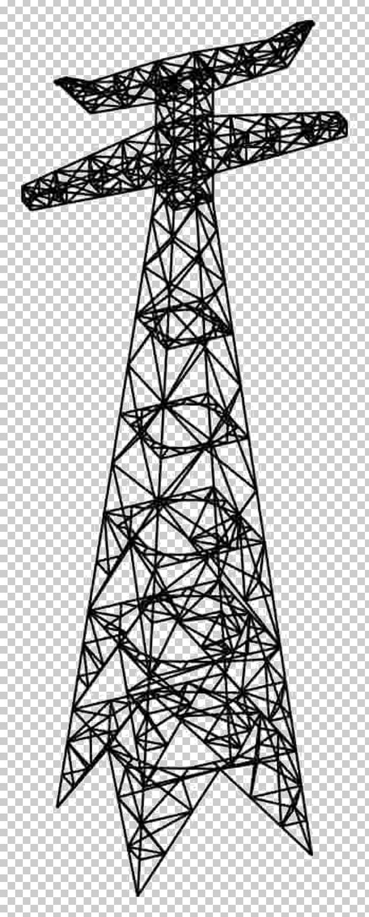 Transmission Tower Electricity Electric Power Transmission PNG, Clipart, Angle, Background, Black And White, Desktop Wallpaper, Download Free PNG Download