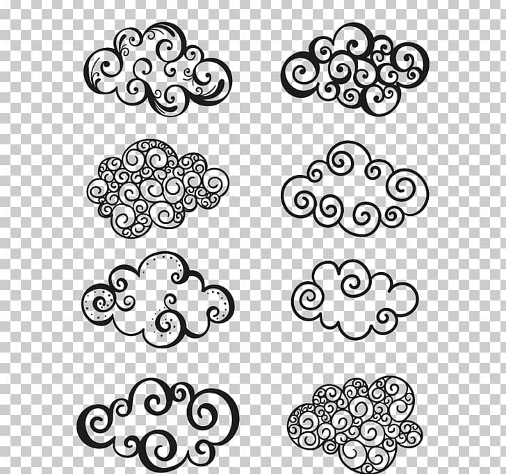 Drawing Motif PNG, Clipart, Area, Art, Black, Black And White, Blue Sky And White Clouds Free PNG Download