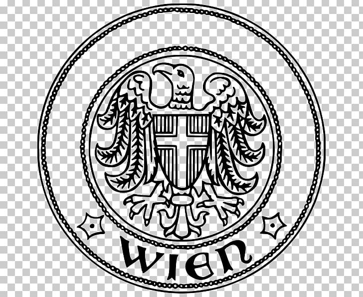 Vienna T-shirt Seal Coat Of Arms Capital City PNG, Clipart, Area, Art, Austria, Black And White, Capital City Free PNG Download