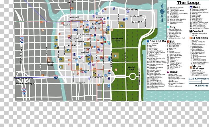 Map Wikitravel Chicago Loop Elevation Location PNG, Clipart, Architecture, Area, Chicago, Chicago Loop, Chicago Pd Free PNG Download
