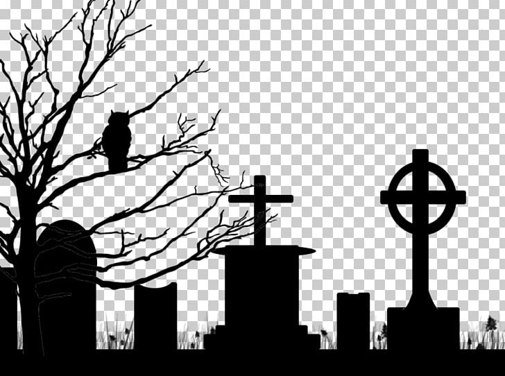 Cemetery Grave PNG, Clipart, Art, Black And White, Branch, Cemetery, Cemetery Grave Free PNG Download