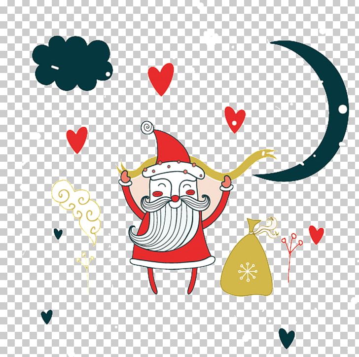 Santa Claus Christmas Greeting Card New Year Card New Years Day PNG, Clipart, Area, Art, Burden, Cartoon, Cartoon Santa Claus Free PNG Download