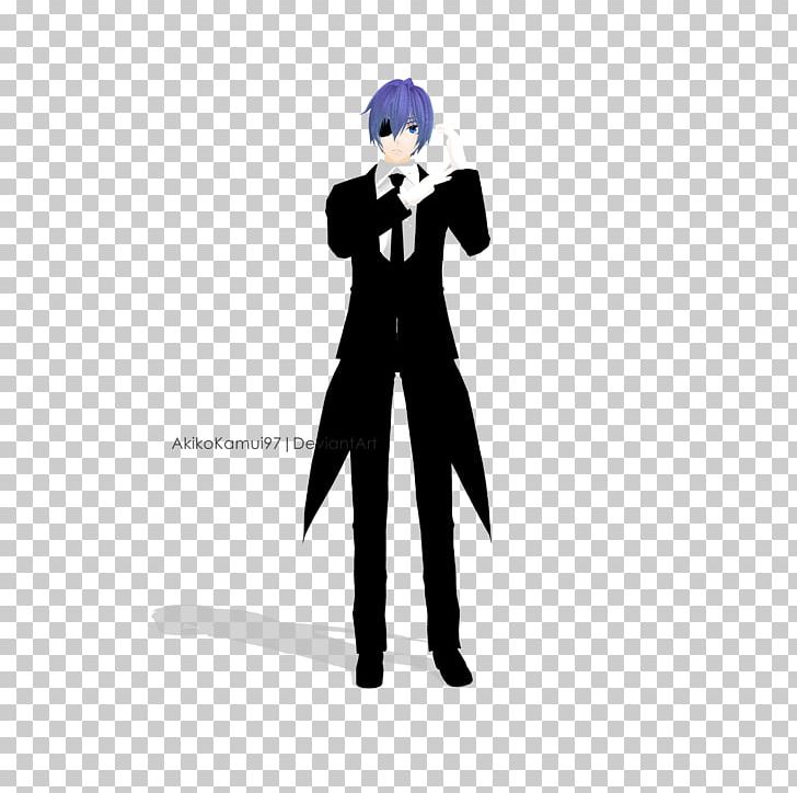 MikuMikuDance Silhouette Kaito PNG, Clipart, Art, Artist, Cartoon, Character, Clothing Free PNG Download