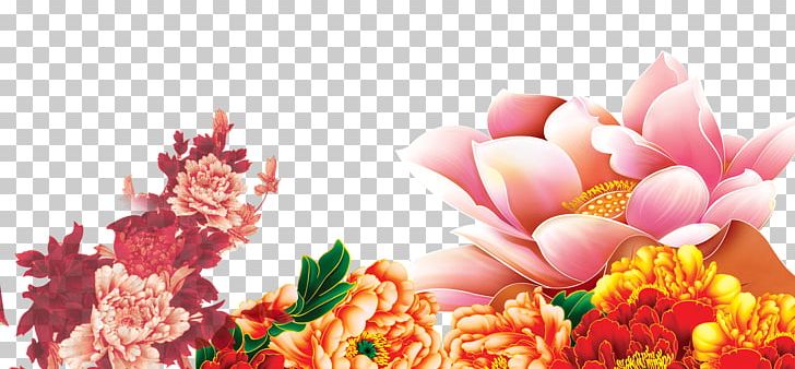 Moutan Peony Poster PNG, Clipart, Art, Banner, Chinese New Year, Computer Wallpaper, Flower Free PNG Download
