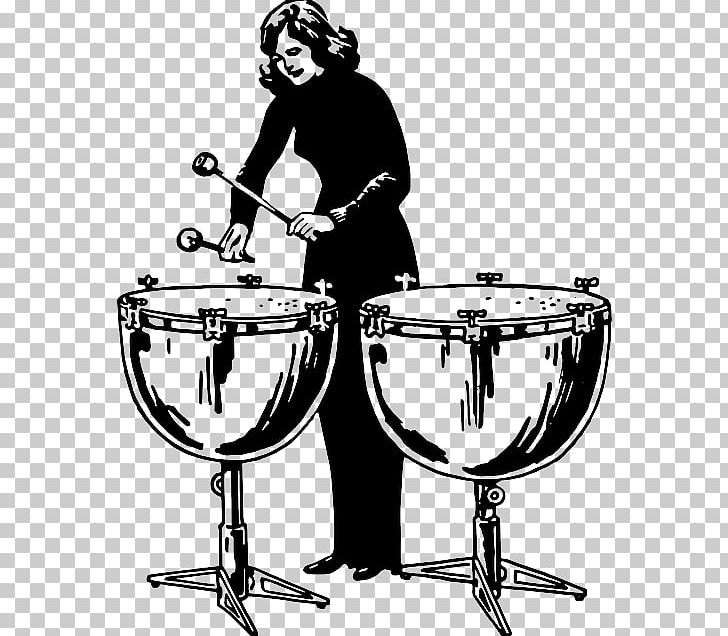 Timpani Drum Percussion PNG, Clipart, Bass Drum, Black And White, Cookware And Bakeware, Dra, Drum Free PNG Download