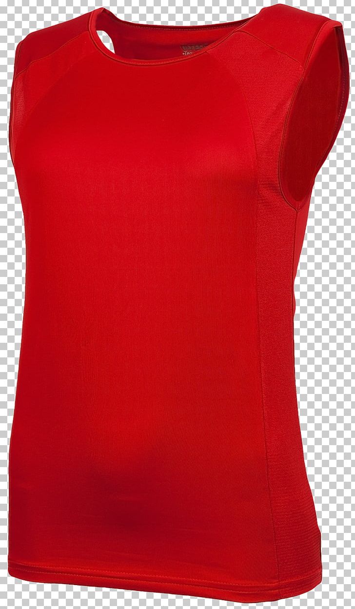 T-shirt Gilets Red Sleeveless Shirt PNG, Clipart, Active Shirt, Active Tank, Black, Bra, Clothing Free PNG Download