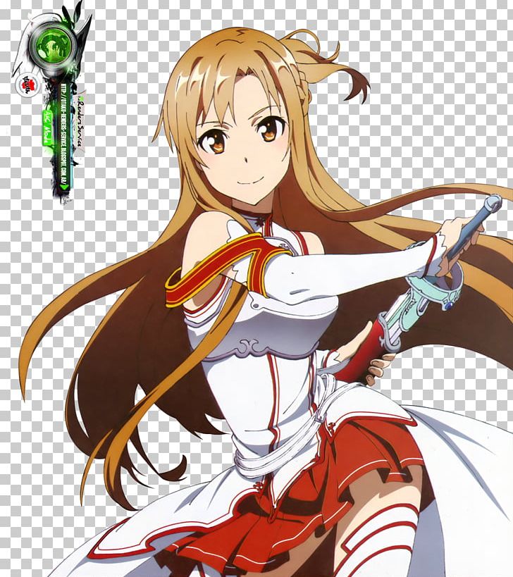 Asuna Kirito Sword Art Online 1: Aincrad Character PNG, Clipart, Action Fiction, Anime, Artwork, Asuna, Brown Hair Free PNG Download