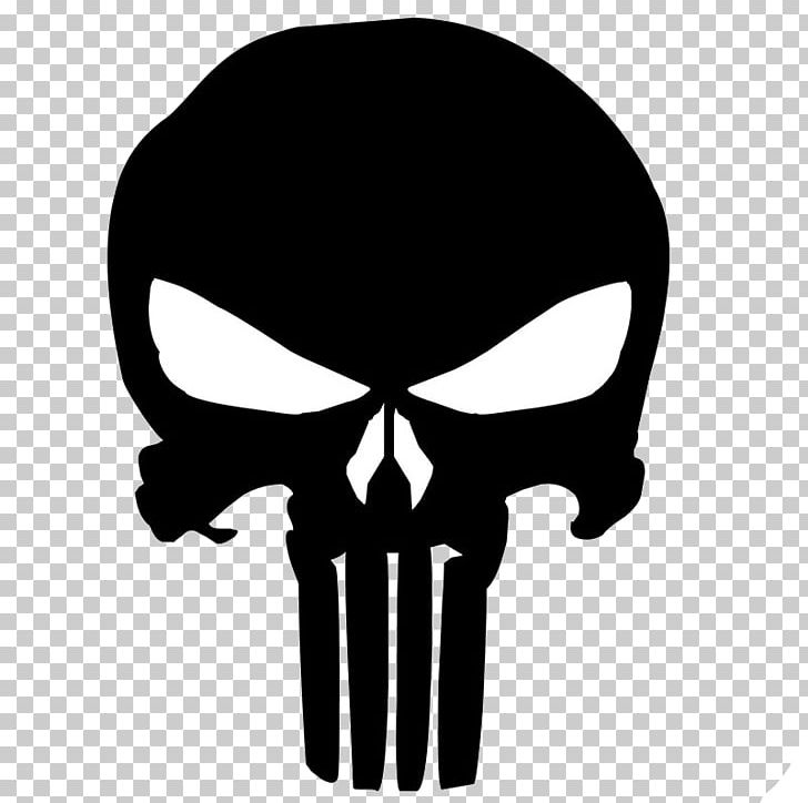 Punisher Decal Sticker PNG, Clipart, Autocad Dxf, Black And White, Bone, Bumper Sticker, Computer Icons Free PNG Download