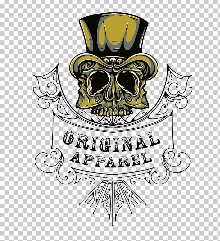 T-shirt Sleeve Skull Top PNG, Clipart, Baju, Bone, Clothing, Collar, Crest Free PNG Download