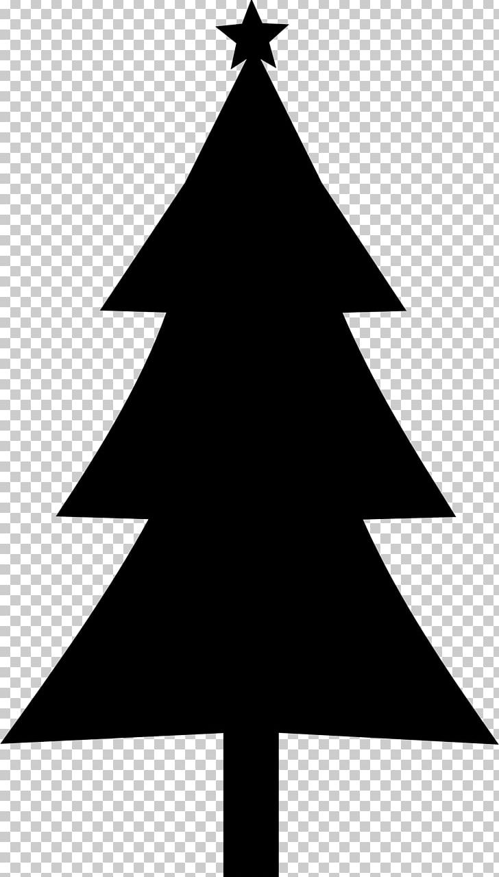 Christmas Tree Silhouette PNG, Clipart, Black And White, Branch, Christmas, Christmas Decoration, Christmas Ornament Free PNG Download