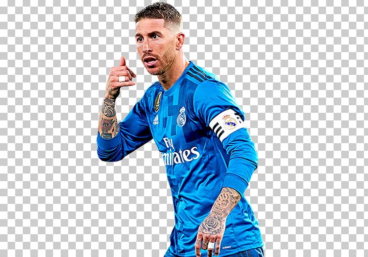 Sergio Ramos FIFA 18 Spain National Football Team Real Madrid C.F. Jersey PNG, Clipart, Blue, Electric Blue, Fifa, Fifa 18, Football Player Free PNG Download