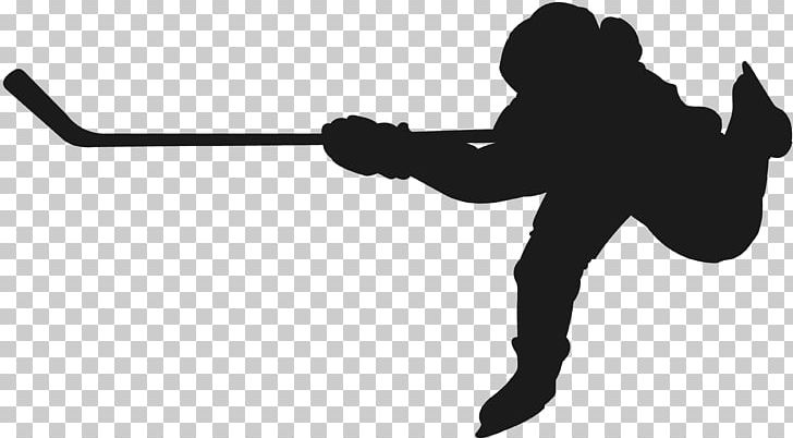 Silhouette Ice Hockey Sport PNG, Clipart, Angle, Arm, Black, Black And White, Computer Icons Free PNG Download