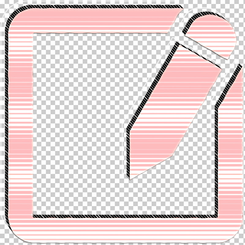 Scholastics Icon Interface Icon Note Paper Square And A Pencil Icon PNG, Clipart, Geometry, Interface Icon, Line, Mathematics, Meter Free PNG Download