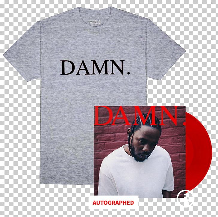 T-shirt DAMN. Phonograph Record Grammy Award For Best Rap Album LP Record PNG, Clipart, Album, Angle, Brand, Clothing, Damn Free PNG Download