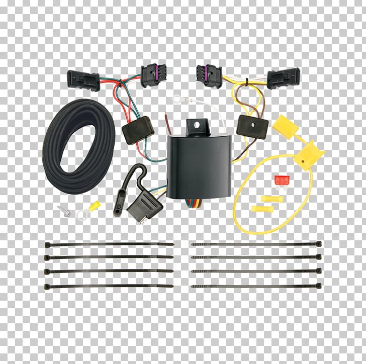 Electrical Connector Cable Harness Towing Trailer Connector Tow Hitch PNG, Clipart, Ac Power Plugs And Sockets, Adapter, Auto Part, Cable, Electrical Connector Free PNG Download