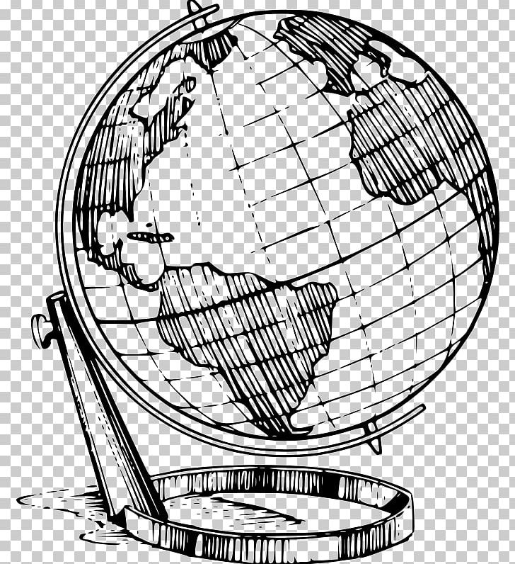 Globe Earth Drawing PNG, Clipart, Area, Black And White, Circle, Download, Drawing Free PNG Download