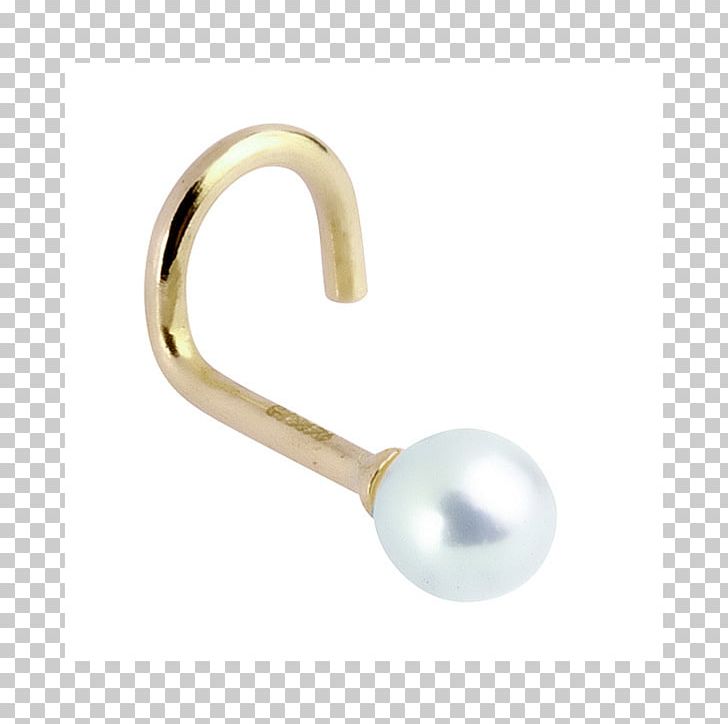 Earring Pearl Body Jewellery Nose Piercing Gold PNG, Clipart, Body Jewellery, Body Jewelry, Body Piercing, Carat, Colored Gold Free PNG Download
