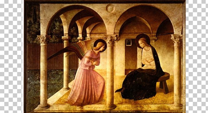 Annunciation Ecce Ancilla Domini Painting Gabriel Renaissance PNG, Clipart, Annunciation, Annunciation In Christian Art, Arch, Art, Artist Free PNG Download