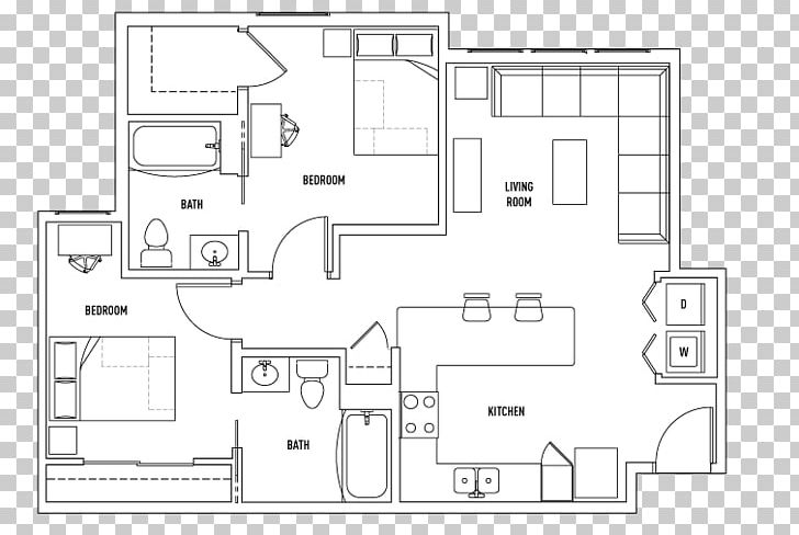 Floor Plan Residential Area Land Lot PNG, Clipart, Angle, Area, Art, Black And White, Diagram Free PNG Download