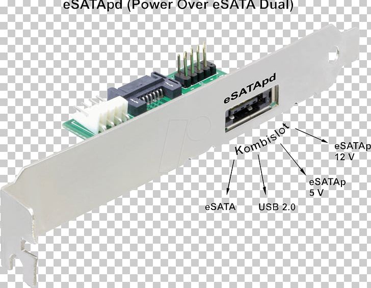 Electrical Connector Graphics Cards & Video Adapters PCI Express ESATAp Conventional PCI PNG, Clipart, Adapter, Computer, Computer Port, Conventional Pci, Electrical Connector Free PNG Download