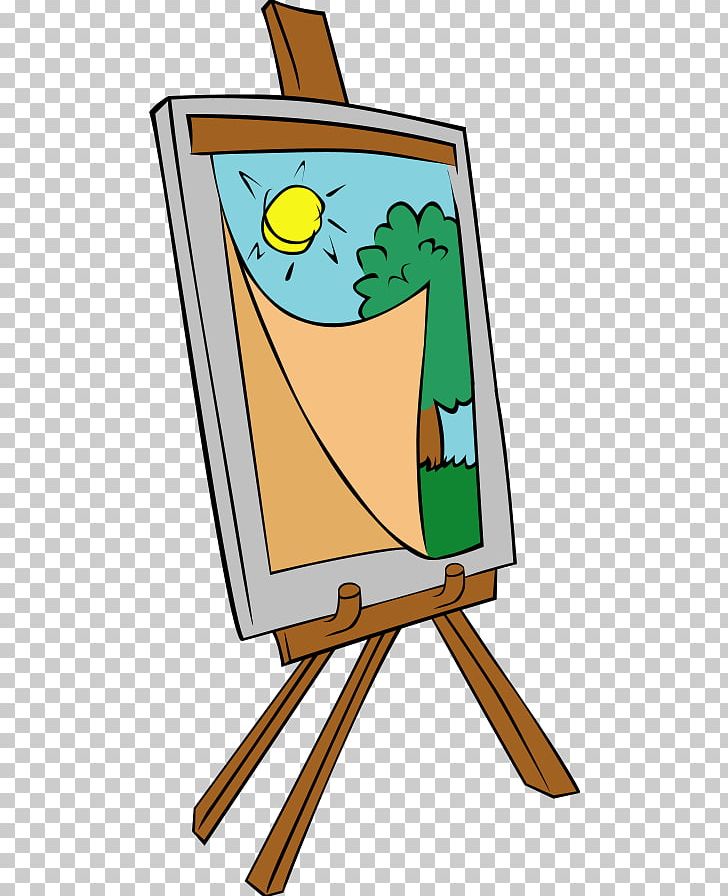 Painting Easel PNG, Clipart, Area, Art, Artwork, Canvas, Cartoon Free PNG Download