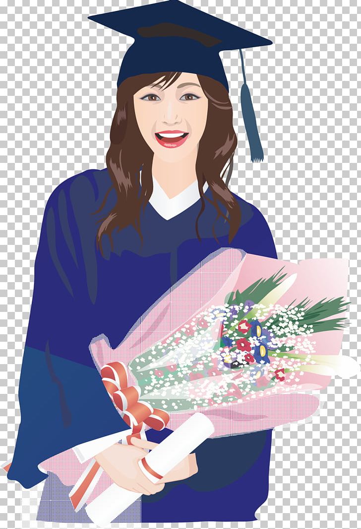 Graduation Ceremony Doctorate Woman Academic Dress PNG, Clipart, Academician, Bouquet, Doctorate, Download, Girl Free PNG Download
