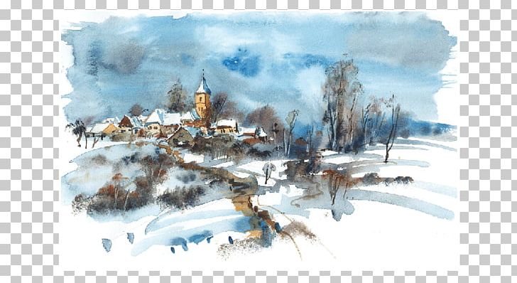 Kirchdorf Watercolor Painting Church Village PNG, Clipart, Anticipation, Artwork, Canvas, Church, Computer Wallpaper Free PNG Download