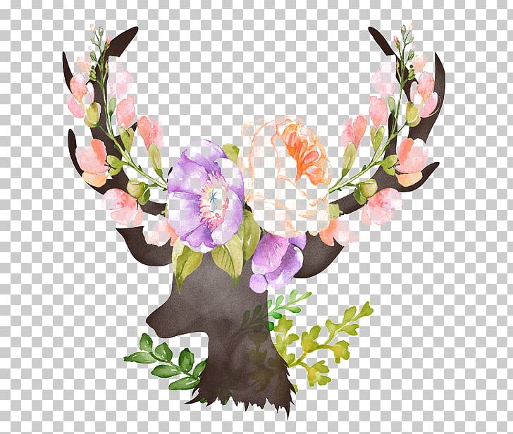 Red Deer Computer File PNG, Clipart, Animal, Animals, Artificial Flower, Christmas Deer, Cut Flowers Free PNG Download