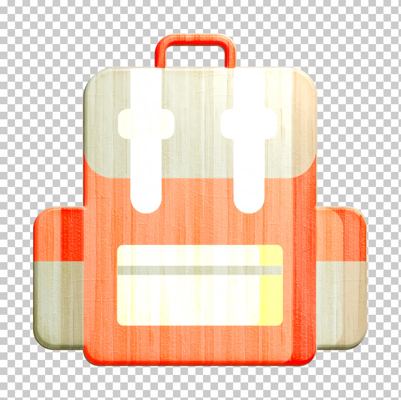 Backpack Icon Travel Icon PNG, Clipart, Backpack Icon, Orange Sa, Rectangle, Travel Icon Free PNG Download